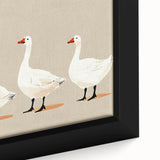 Minimalist Goose Nursery Wall Art - Framed Baby Art Prints