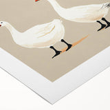 Minimalist Goose Nursery Wall Art - Framed Baby Art Prints