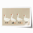 Minimalist Goose Nursery Wall Art - Framed Baby Art Prints