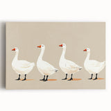 Minimalist Goose Nursery Wall Art - Framed Baby Art Prints