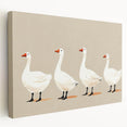 Minimalist Goose Nursery Wall Art - Framed Baby Art Prints