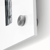 Large abstract wall art on acrylic glass, depicting vibrant spring themes in pastel shades, ideal for dining room art.