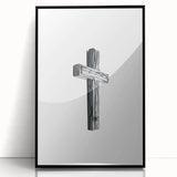 Large abstract wall art depicting spring season in pastel shades on a framed acrylic, ideal for modern art wall decor.