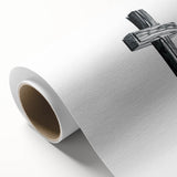 Art deco poster of spring season in soft pastel shades on rolled canvas, ideal for nursery wall art.