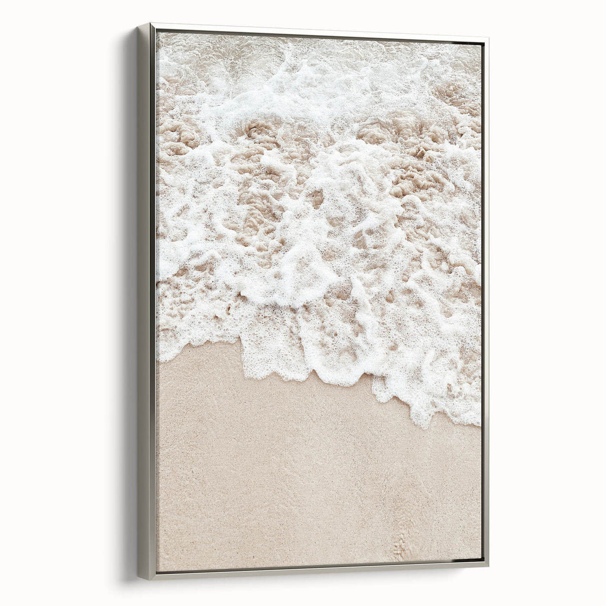 Framed canvas of a vintage landscape painting featuring summer scenery in vibrant colors, ideal for living room decor.