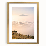 Extra large abstract art print on canvas featuring textured swirls in earthy tones, ideal for living room decor.