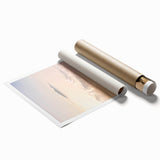 Extra large rolled canvas featuring a floral design in vibrant colors.