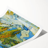 Extra large rolled canvas of line art flowers in monochrome, ideal for large living room wall art.