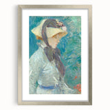 Impressionist Portrait - Morisot’s ‘Young Woman with a Straw Hat’ Art