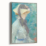 Impressionist Portrait - Morisot’s ‘Young Woman with a Straw Hat’ Art