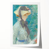Impressionist Portrait - Morisot’s ‘Young Woman with a Straw Hat’ Art