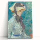 Impressionist Portrait - Morisot’s ‘Young Woman with a Straw Hat’ Art
