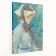 Impressionist Portrait - Morisot’s ‘Young Woman with a Straw Hat’ Art