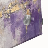 Close-up of abstract strokes wall art printed on acrylic glass, showcasing vibrant colors and fluid designs, perfect for modern home decor and artistic expression.