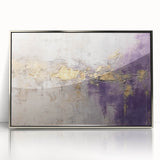 Framed wall art featuring abstract silver strokes on a white background, ideal for modern home decor, enhancing contemporary interiors with elegance.