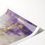 Abstract wall art print showcasing vibrant strokes of blue, yellow, and red, perfect for modern decor. Ideal for enhancing living spaces with color and creativity.