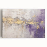 Abstract wall art featuring vibrant, multicolored strokes on a stretched canvas, perfect for modern home decor, adding a dynamic and artistic touch to any room.