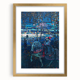 Riding Couple (1906) by Wassily Kandinsky: Enigmatic Night Scene