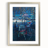 Riding Couple (1906) by Wassily Kandinsky: Enigmatic Night Scene