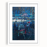 Riding Couple (1906) by Wassily Kandinsky: Enigmatic Night Scene