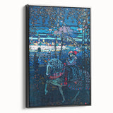 Riding Couple (1906) by Wassily Kandinsky: Enigmatic Night Scene