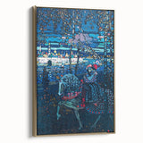 Riding Couple (1906) by Wassily Kandinsky: Enigmatic Night Scene