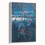Riding Couple (1906) by Wassily Kandinsky: Enigmatic Night Scene