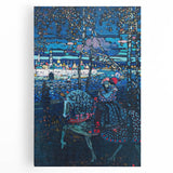 Riding Couple (1906) by Wassily Kandinsky: Enigmatic Night Scene