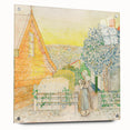 Impressionist Courtyard Scene - Jan Toorop Zeeland Girl Wall Art