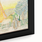Impressionist Courtyard Scene - Jan Toorop Zeeland Girl Wall Art
