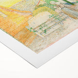 Impressionist Courtyard Scene - Jan Toorop Zeeland Girl Wall Art