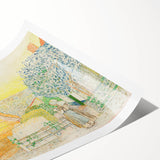 Impressionist Courtyard Scene - Jan Toorop Zeeland Girl Wall Art