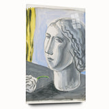 Fragment of Female Head by Mikuláš Galanda: A Modernist Portrait