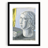 Fragment of Female Head by Mikuláš Galanda: A Modernist Portrait