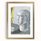 Fragment of Female Head by Mikuláš Galanda: A Modernist Portrait