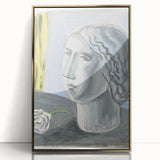 Fragment of Female Head by Mikuláš Galanda: A Modernist Portrait