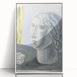 Fragment of Female Head by Mikuláš Galanda: A Modernist Portrait