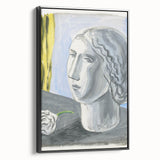 Fragment of Female Head by Mikuláš Galanda: A Modernist Portrait