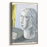 Fragment of Female Head by Mikuláš Galanda: A Modernist Portrait