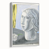 Fragment of Female Head by Mikuláš Galanda: A Modernist Portrait