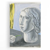 Fragment of Female Head by Mikuláš Galanda: A Modernist Portrait