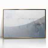 Framed acrylic wall art featuring abstract gold strokes on a rich black background, perfect for modern home decor. Adds elegance to any living space.