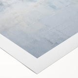 Abstract wall art on rolled canvas showcasing vibrant strokes of blue, orange, and gold. Ideal for modern decor, it adds a bold artistic touch to any space.