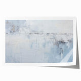 Abstract strokes wall art print showcasing vibrant colors of blue, orange, and yellow, perfect for modern home decor. Ideal for enhancing living spaces or offices.