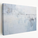 Abstract strokes wall art on stretched canvas showcasing vibrant colors and dynamic lines, perfect for modern home decor. Side view highlights its depth and texture.