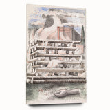 Paul Nash’s Design for Urne Buriall: Funeral Pyre Illustration (1932)