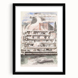 Paul Nash’s Design for Urne Buriall: Funeral Pyre Illustration (1932)