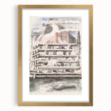 Paul Nash’s Design for Urne Buriall: Funeral Pyre Illustration (1932)