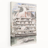 Paul Nash’s Design for Urne Buriall: Funeral Pyre Illustration (1932)