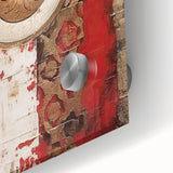 Close-up view of abstract strokes wall art, showcasing vibrant colors and fluid designs on acrylic glass, perfect for modern home decor. Ideal for art enthusiasts seeking unique, eye-catching pieces to enhance their living spaces.